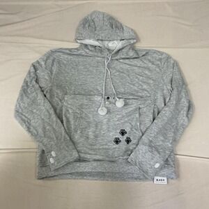 Women's Gray Cat-Ear Hoodie Size XL NWT